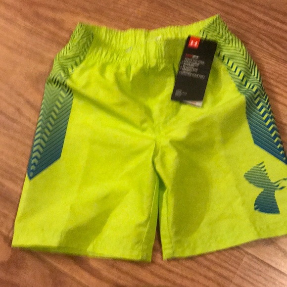 COPY - Hi Vis Yellow Under Armour Trunks - Picture 3 of 3